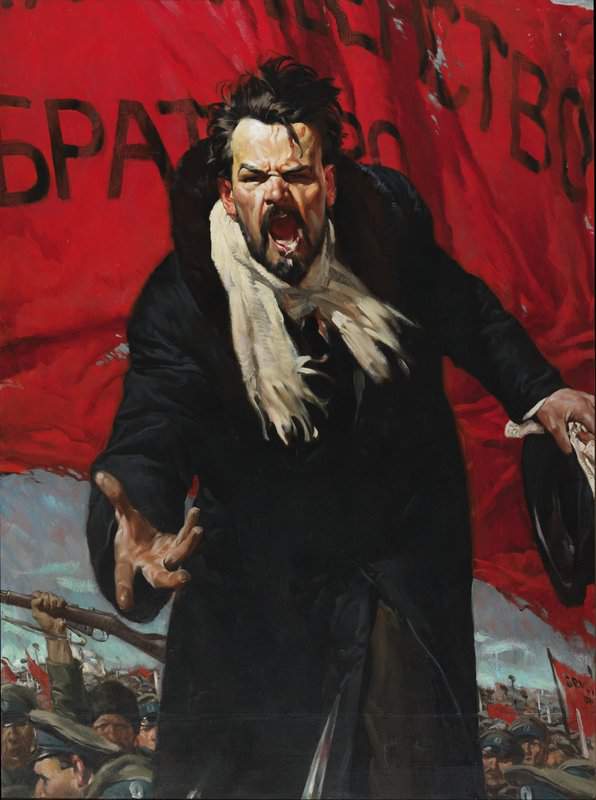 Jagger David The Bolshevik 1918 canvas print