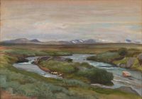 Jarnefelt Eero Landscape With A Stream canvas print