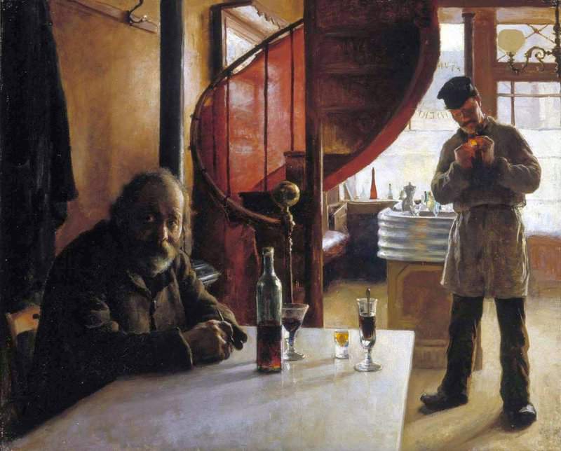 Jarnefelt Eero Le Franc Wine Merchant Boulevard De Clichy Paris canvas print