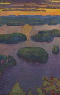Jarnefelt Eero Sunset Over A Lake 1894 canvas print