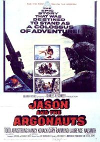 Poster del film Jason e gli Argonauti, stampa su tela