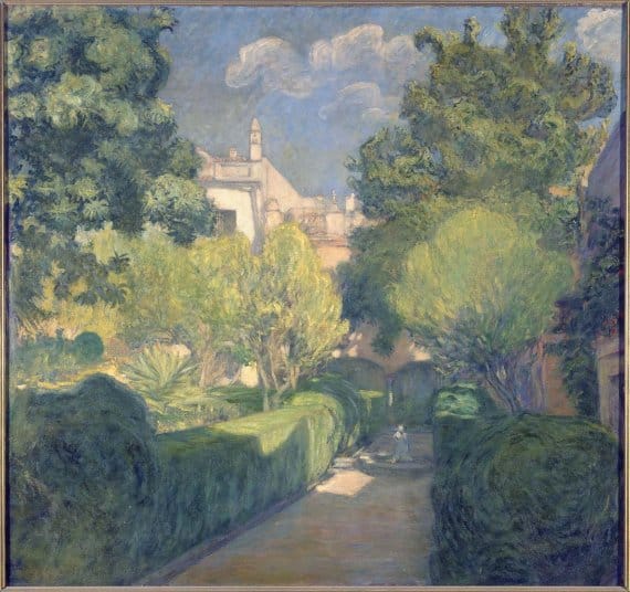 Tableaux sur toile, reproduction de Javier De Winthuysen Y Losada Garden Of The Cepero Family 1912