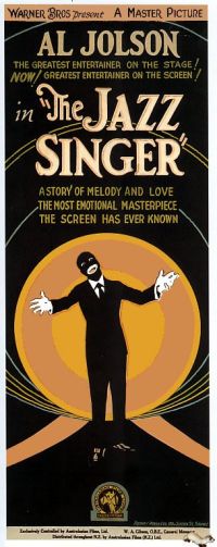 Cantante jazz 1927 Australia Movie Poster stampa su tela