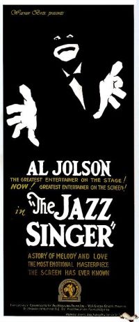 Cantante jazz 1927 Australiava Movie Poster stampa su tela