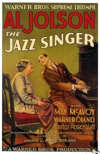 Cantante jazz 1927v2 Poster del film stampa su tela