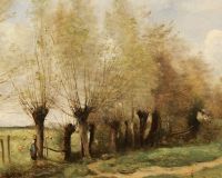 Jean-Baptiste Camille Corot Der Weidenhain 1870