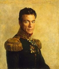 Jean Claude Van Damme George Dawe Style canvas print