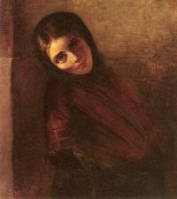 جيريكاو بومان إليزابيث فتاة صغيرة ١٨٦٦ مطبوعة على القماش