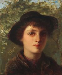 Jerichau Baumann Elisabeth Portrait Of A Boy 1880