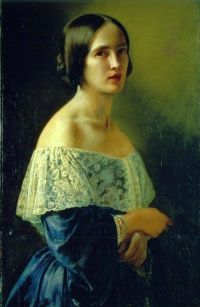 Jerichau Baumann Elisabeth Selvportr T Ca. 1850