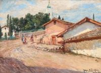 Jerichau Baumann Elisabeth Street View From Jalta 1893 canvas print