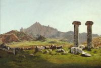 Jerichau Baumann Elisabeth View Of The Lydian Plain Near Sardis 1873