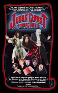 Stampa su tela del poster del film Jesus Christ Vampire Hunter
