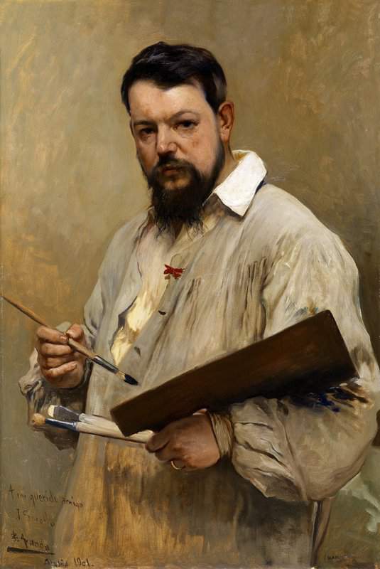 Jimenez Aranda Jose El Pintor Joaqu N Sorolla Y Bastida 1901 canvas print