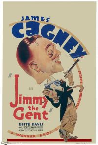 Stampa su tela del poster del film Jimmy The Gent 1934