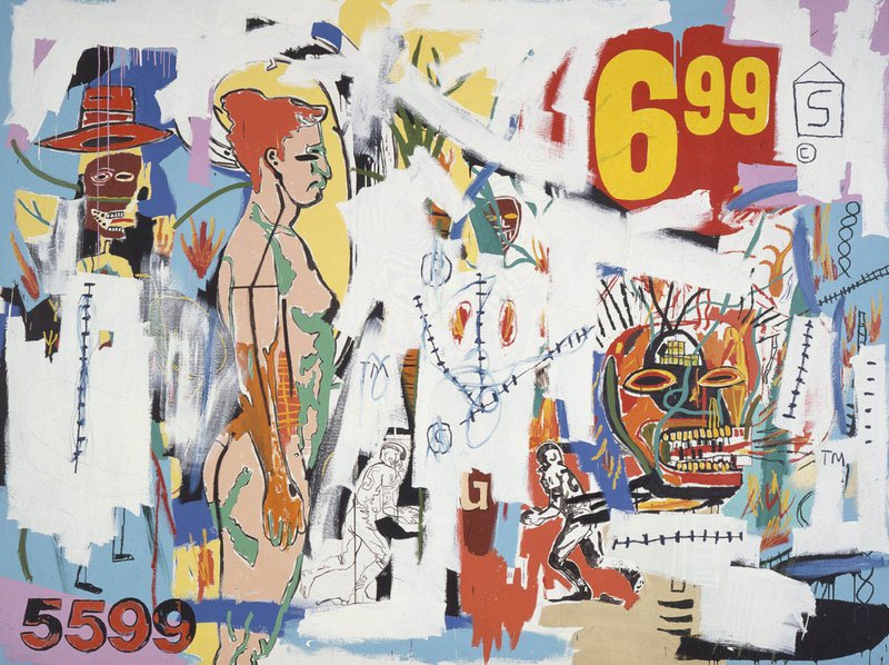 Tableaux sur toile, reproducción de Jm Basquiat 6-99