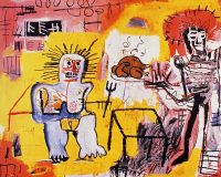 Jm Basquiat Arroz Con Polo by Canva Art Paint