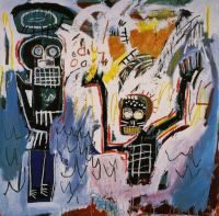 Jm Basquiat Baptism canvas print