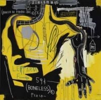 Jm Basquiat Boneless 1983 canvas print