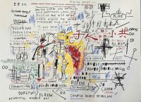 Jm Basquiat Boxer Rebellion canvas print