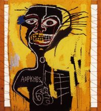 Jm Basquiat Cabeza canvas print