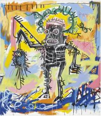 Jm Basquiat Fishing 1981 canvas print