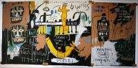 Jm Basquiat History Of The Black People - طبعة قماشية 1983