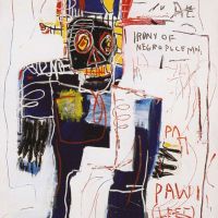 Jm Basquiat Ironía de un policía negro