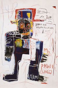 Jm Basquiat Ironie eines schwarzen Polizisten