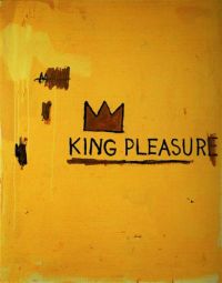 Jm Basquiat King Pleasure canvas print