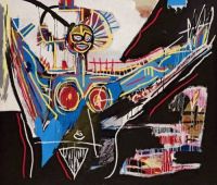 Jm Basquiat Mater 1982 canvas print