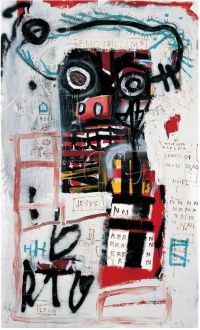 Jm Basquiat Number 1 canvas print