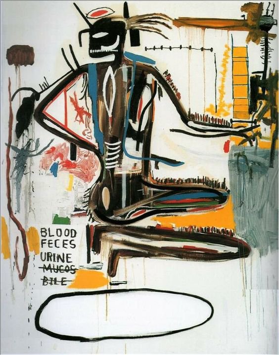 Tableaux sur toile, reproducción de Jm Basquiat Pharynxs 1985