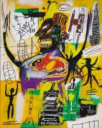 Jm Basquiat Pyro 1984 canvas print