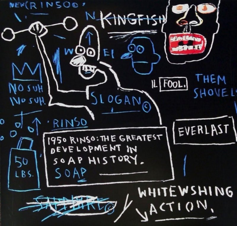 Tableaux sur toile, reproducción de Jm Basquiat Rinso