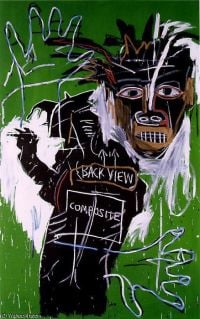 لوحة Jm Basquiat الذاتية كعب 2 - 1982 مطبوعة على القماش