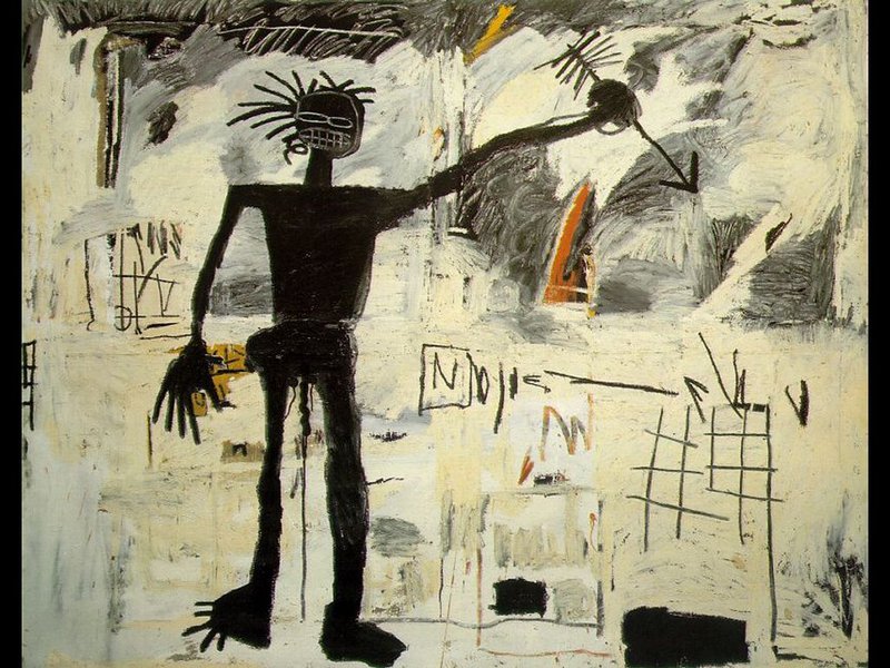 Tableaux sur toile, reproducción de Jm Basquiat Autorretrato