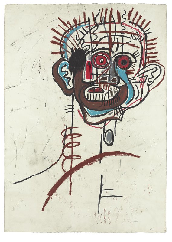 Tableaux sur toile, reproducción de Jm Basquiat Sin título 1983