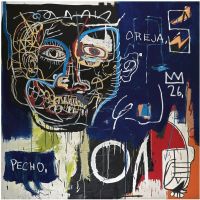 Jm Basquiat Sin título - Pecho - Oreja - 1982-83