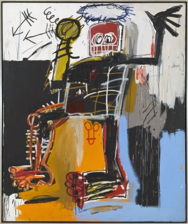 Tableaux sur toile, reproducción de Jm Basquiat Sin título 1981 - 2