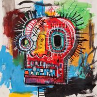Calavera sin título de Jm Basquiat
