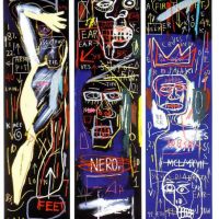 Tríptico sin título de Jm Basquiat