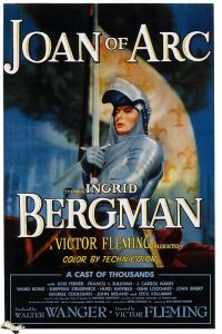 Stampa su tela del poster del film Joan Of Arc 1948