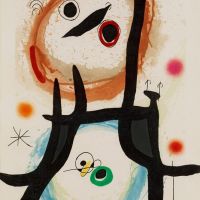 Joan Miro La mujer de angora 1969
