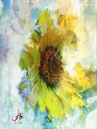 Joern Mcart. Sunflower canvas print
