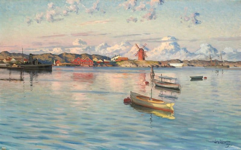 Tableaux sur toile, reproduction de Johan Ericson Summer Motif From Marstrand