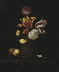 Johannes Borman Still Life With Flowers 1600-59