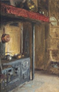 Johansen Viggo Kitchen Interior 1888