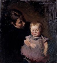 Johansen Viggo Mother And Child canvas print