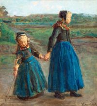 Johansen Viggo zwei Mädchen 1893